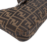Fendi FF Monogram Baguette Buckle Shoulder Bag