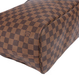 Louis Vuitton Damier Ebene Monogram Neverfull MM Shopper Handbag