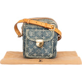 Louis Vuitton Denim Monogram Baggy Camera Crossbody Bag