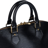 Louis Vuitton Noir Epi Leather Alma PM Handbag