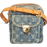 Louis Vuitton Denim Monogram Baggy Camera Crossbody Bag