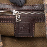Fendi FF Monogram Baguette Buckle Shoulder Bag