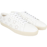 Saint Laurent White Leather Star Sneaker (43)
