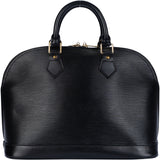 Louis Vuitton Noir Epi Leather Alma PM Handbag