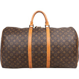 Louis Vuitton Canvas Monogram Keepall 55