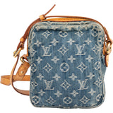 Louis Vuitton Denim Monogram Baggy Camera Crossbody Bag