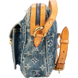 Louis Vuitton Denim Monogram Baggy Camera Crossbody Bag