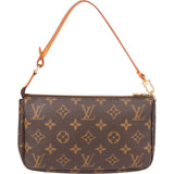 Louis Vuitton Canvas Monogram Pochette Accessoire Handbag