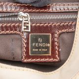 Fendi Classic Cotton Limited Baguette Buckle Shoulder Bag