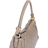Gucci Leather GG Monogram Hobo Shoulder Bag