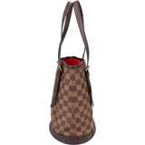 Louis Vuitton Damier Ebene Monogram Bucket PM Handbag