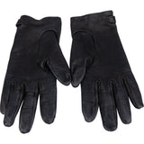 Hermès Black Leather Kelly Gloves