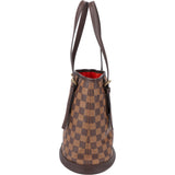 Louis Vuitton Damier Ebene Monogram Bucket PM Handbag