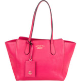 Gucci Pink Leather Swing Handbag