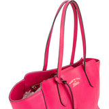 Gucci Pink Leather Swing Handbag