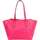 Gucci Pink Leather Swing Handbag