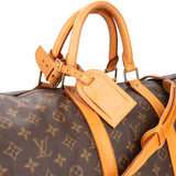 Louis Vuitton Canvas Monogram Keepall 55 Bandouliere