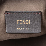 Fendi FF Monogram Mini Zucca Bucket Crossbody Bag