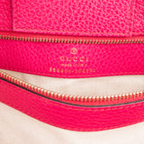 Gucci Pink Leather Swing Handbag