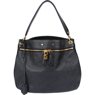 Louis Vuitton Bleu Leather Empreinte Monogram Spontini Handbag