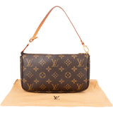 Louis Vuitton Canvas Monogram Pochette Accessoire Handbag
