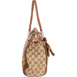 Gucci GG Monogram Bamboo Handbag
