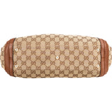 Gucci GG Monogram Bamboo Handbag