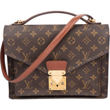 Louis Vuitton Canvas Monogram Monceau Handbag