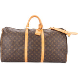 Louis Vuitton Canvas Monogram Keepall 60 Bandouliere