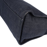 Chanel Bleu Cotton Deauville Handbag