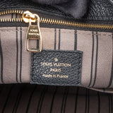 Louis Vuitton Bleu Leather Empreinte Monogram Spontini Handbag