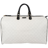 Gucci White Monogram Boston Weekender 45