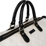 Gucci White Monogram Boston Weekender 45