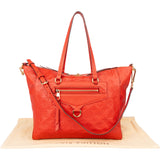 Louis Vuitton Red Leather Empreinte Monogram Lumineuse Handbag