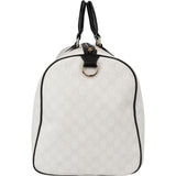 Gucci White Monogram Boston Weekender 45