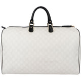 Gucci White Monogram Boston Weekender 45