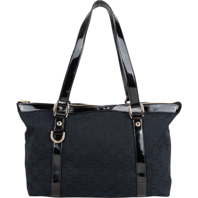 Gucci GG Monogram Abbey Handbag - vintageandkickz