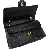 Chanel Quilted Lambskin 24K Gold Medium Double Flap Crossbody Bag