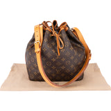 Louis Vuitton Canvas Monogram Sac Noe Petit Shoulder Bag