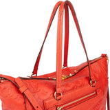 Louis Vuitton Red Leather Empreinte Monogram Lumineuse Handbag