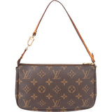 Louis Vuitton Canvas Monogram Pochette Accessoire Handbag
