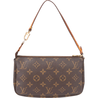 Louis Vuitton Canvas Monogram Pochette Accessoire Handbag