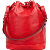 Louis Vuitton Rouge Epi Leather Sac Noe Grande Shoulder Bag