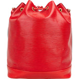 Louis Vuitton Rouge Epi Leather Sac Noe Grande Shoulder Bag