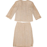 Chanel Tweed Pearl Jacket Set (DE34 /FR36)