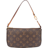 Louis Vuitton Canvas Monogram Pochette Accessoire Handbag