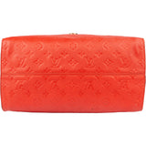 Louis Vuitton Red Leather Empreinte Monogram Lumineuse Handbag