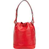 Louis Vuitton Rouge Epi Leather Sac Noe Grande Shoulder Bag
