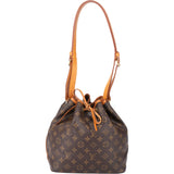 Louis Vuitton Canvas Monogram Sac Noe Petit Shoulder Bag