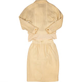 Chanel Yellow Wool Tweed Set (DE34 / FR36)